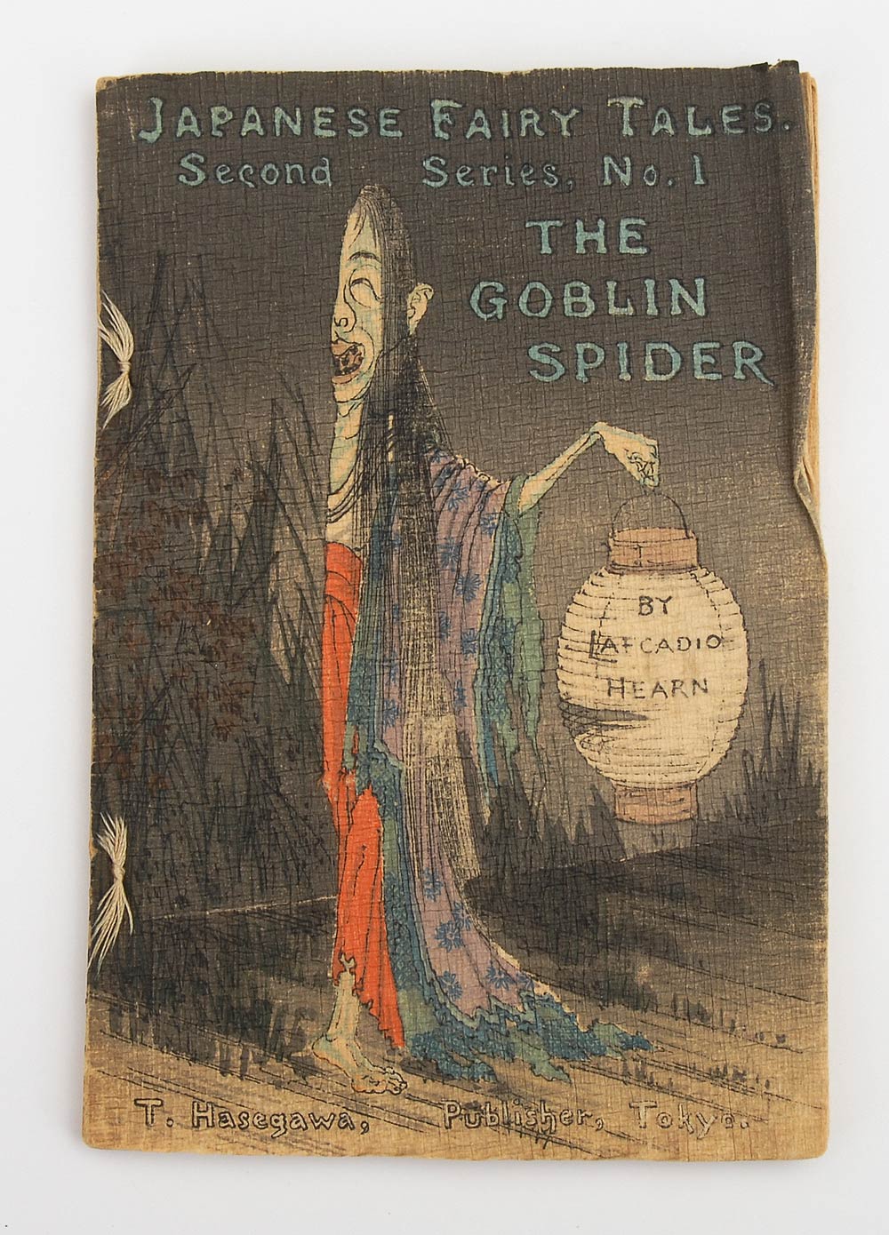 "Japanese Fairy Tales, Second Series No.1 - The Goblin Spider", Verlag Hasegawa Takejiro. Aus dem