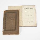 2x Gesetze Sachsen-Gotha. "Ueber die Erb-Folge in die Sachsen-Gothaischen Länder", von Theodor