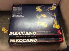 Two cased sets of Meccano.