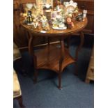 A good quality mahogany occasional table.