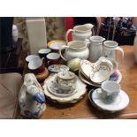 A large collection of decorative chinaware etc.