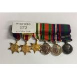 A set of miniature medals.