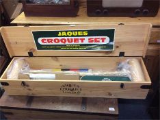 A Jaques croquet set. (As new).