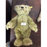 Steiff: A teddy bear with growler, numbered 000737