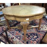 A good walnut occasional table.