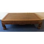 A massive 19th Century elm wood day bed. Approx. 5