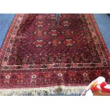 An Oriental tapestry rug. Est. £50 - £80.