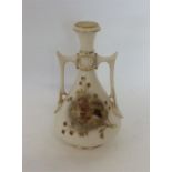 ROYAL WORCESTER: A two handled vase decorated with
