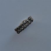 An Antique rose diamond two row ring. Est. £150 -
