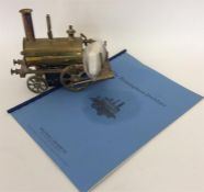 A handmade steam engine, "The Birmingham Dribbler"