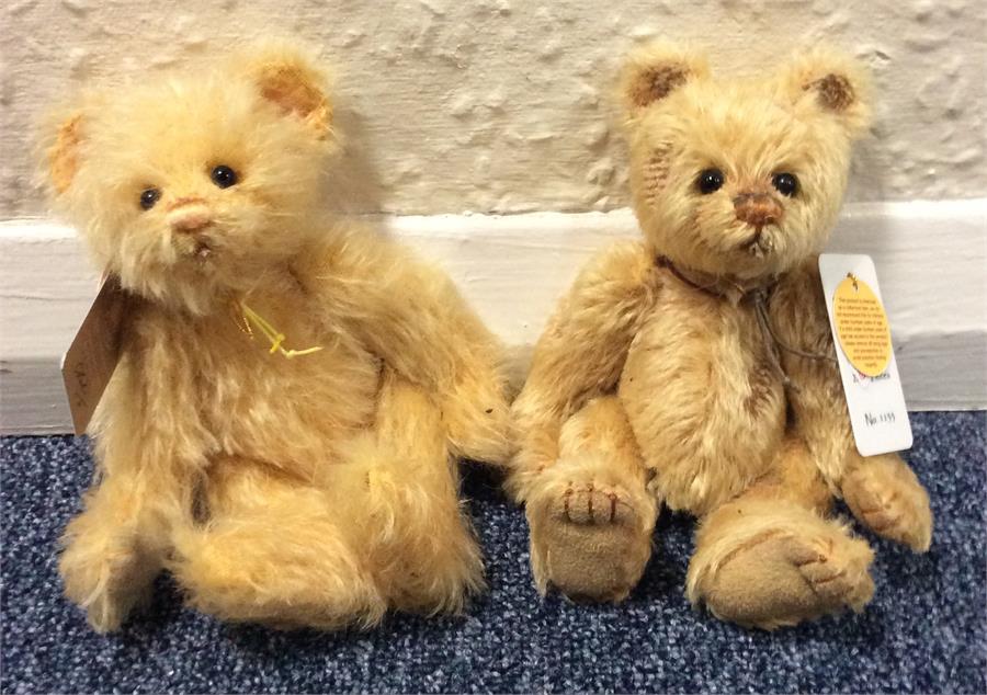 CHARLIE BEAR: "Tatty" and "Pina". Numbered 295 and