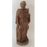 A Continental carved figure of a gent. Est. £20 -