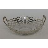 An attractive Edwardian pierced sweet dish. Birmin