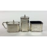 A good quality three piece cruet with BGL. Birming