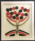 SIR TERRY FROST R A: A framed and glazed original