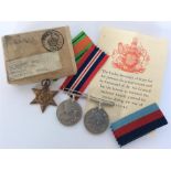 A group of three Coronation medals contained withi