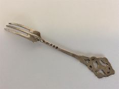An unusual Scottish fork mounted with Jesus. Edinb