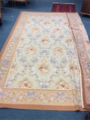 A good large decorative Abusson carpet. Approx. 9f