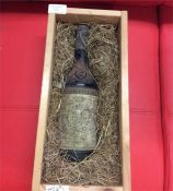 An old Chateau Gruaud-La Rose bottle of wine.