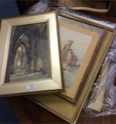 A good group of framed and glazed watercolours.