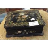 An attractive MOP inlaid jewellery box.