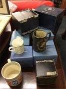 A large collection of boxed Wedgwood Coronation cu