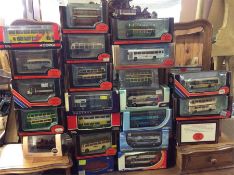 A large quantity of Die-cast and other buses and c