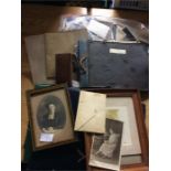 A collection of old photographs, etc.