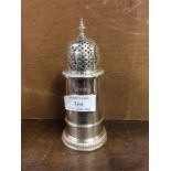 A good large silver lighthouse sugar caster. Birmi