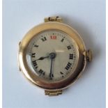 A good lady's gold Rolex wristwatch with silvered