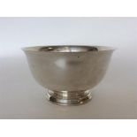 A large Gorham silver rose bowl on pedestal base. Approx.