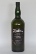 A massive 4.5 litre bottle of Ardbeg single malt w