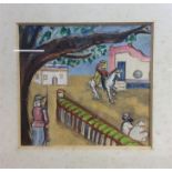 AFTER MARC CHAGALL: A small square picture of hors