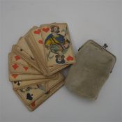 A good set of early playing cards. Est. £150 - £20