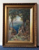 JOHN FINNIE (1829 - 1907): A large framed and glaz