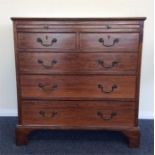 A good mahogany batchelor's chest of five drawers