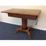 A good satinwood and ebony mounted hall table of s