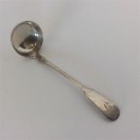 A Scottish silver fiddle pattern ladle. Edinburgh.