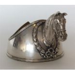 An unusual Russian silver and silver gilt coche mo