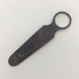 A small silver bookmark / magnifier. London. By SM