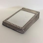 An unusual blotter of reeded design. London. By EG