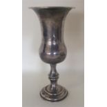 A small tapering goblet with wriggle work decorati