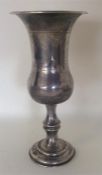 A small tapering goblet with wriggle work decorati