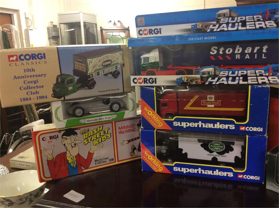 A large collection of Corgi and other lorries. - Image 2 of 3