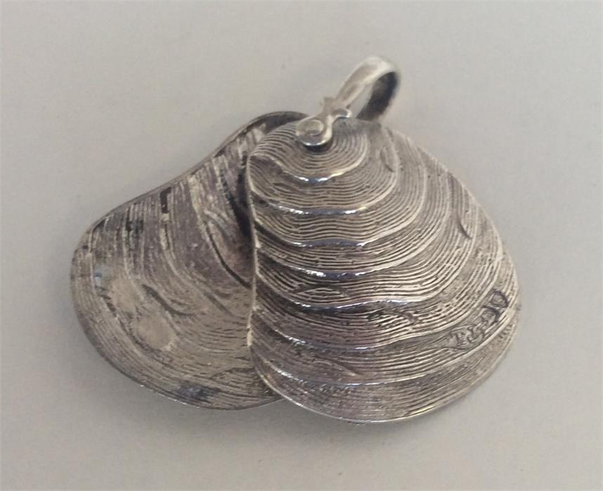 An unusual in date Victorian silver pendant in the - Image 2 of 2