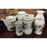 Portmeirion jugs and vases etc.