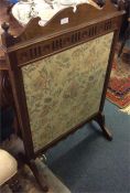 An old Edwardian fire screen.