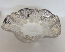 A good quality Edwardian sweet dish pierced with f