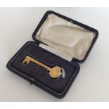 A cased silver gilt "Golden Wedding Anniversary" k