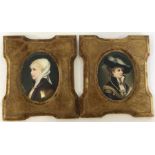 A good pair of Continental oval porcelain plaques